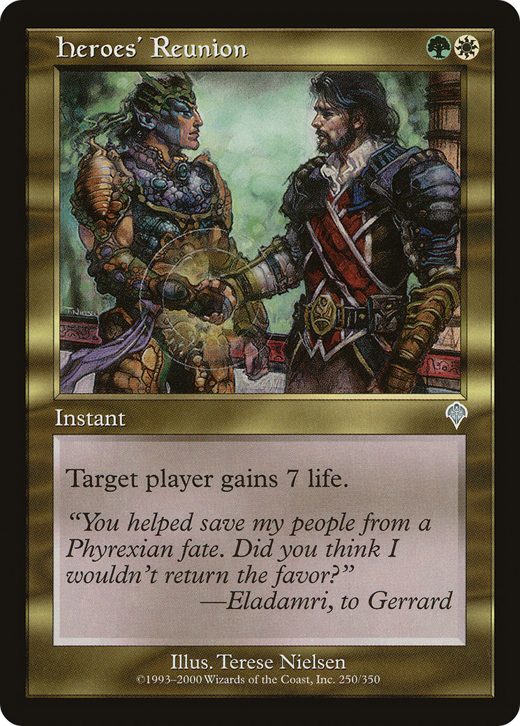 Heroes' Reunion (INV-250) [Invasion] Foil MTG Single Wizards of the Coast