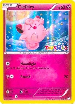 Clefairy - 50/83 (Toys R Us Promo) Holofoil [Misc: Cards & Products] Pokemon Single Pokémon