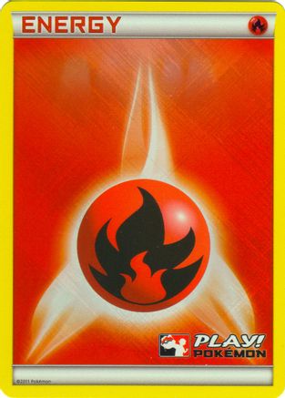 Fire Energy (2011 Play! Pokemon) () Holofoil [Promos: League & Championship Cards] Pokemon Single Pokémon