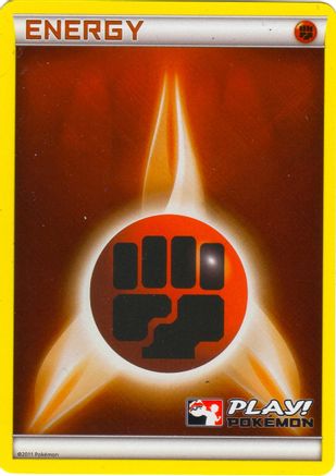 Fighting Energy (2011 Play! Pokemon) () Holofoil [Promos: League & Championship Cards] Pokemon Single Pokémon