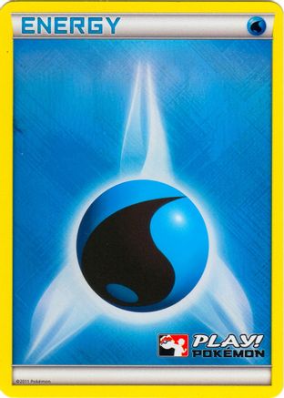 Water Energy (2011 Play! Pokemon) () Holofoil [Promos: League & Championship Cards] Pokemon Single Pokémon