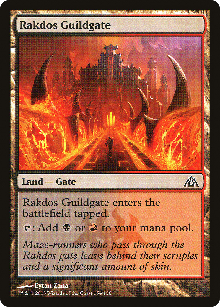 Rakdos Guildgate (DGM-154) [Dragon's Maze] MTG Single Wizards of the Coast
