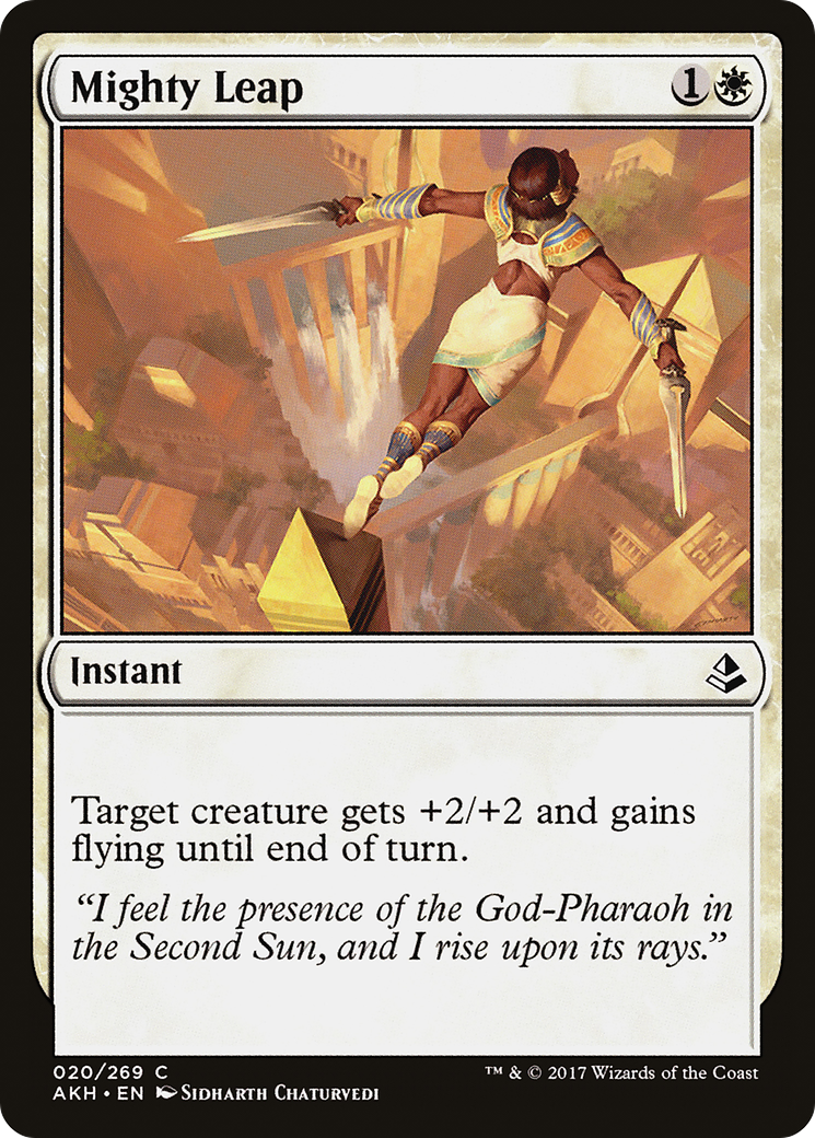 Mighty Leap (AKH-020) [Amonkhet] MTG Single Wizards of the Coast