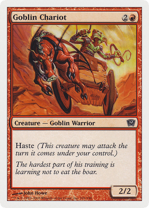 Goblin Chariot (9ED-191) [9th Edition] MTG Single Wizards of the Coast