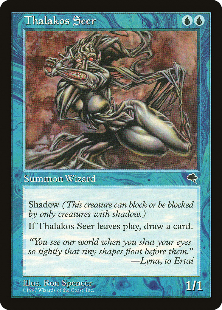 Thalakos Seer (TMP-094) [Tempest] MTG Single Wizards of the Coast