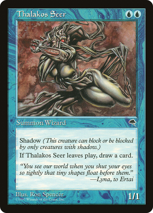 Thalakos Seer (TMP-094) [Tempest] MTG Single Wizards of the Coast