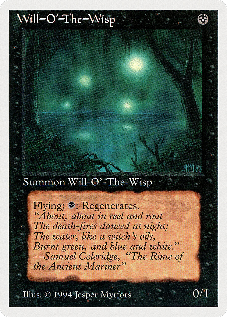 Will-o'-the-Wisp (SUM-137) [Misc] Summer Magic / Edgar MTG Single Wizards of the Coast