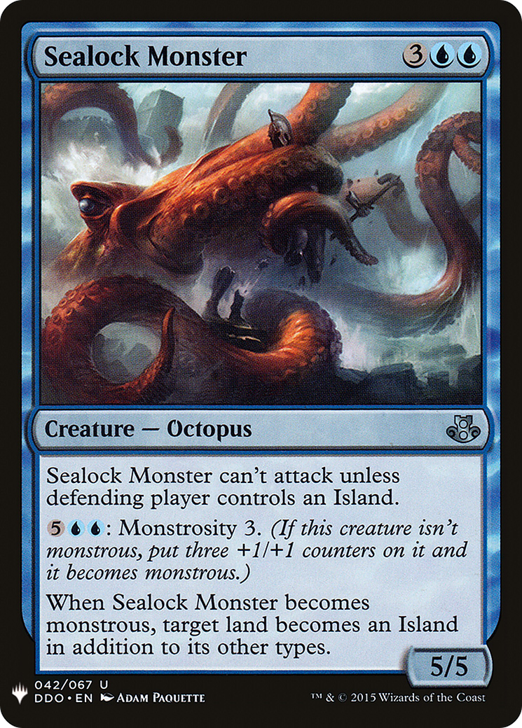 Sealock Monster (LIST-DDO-42) [Mystery Booster] The List MTG Single Wizards of the Coast