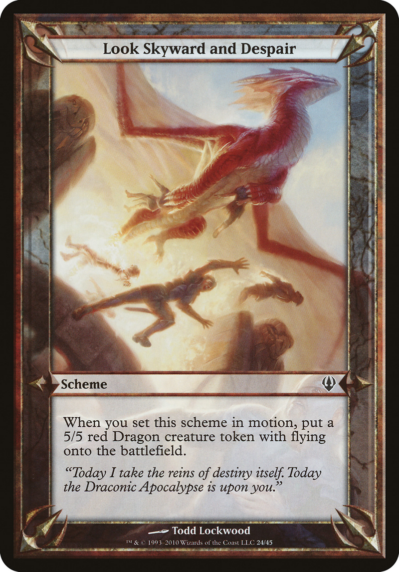 Look Skyward and Despair (Archenemy) (OVER-) [Misc] Archenemy Schemes MTG Single Wizards of the Coast