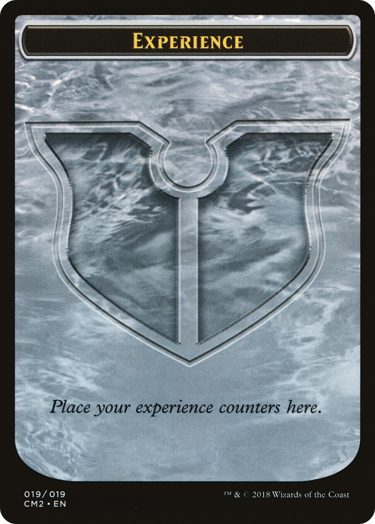 Experience Token (CM2-) [Tokens] Commander Anthology Volume II Tokens MTG Single Wizards of the Coast