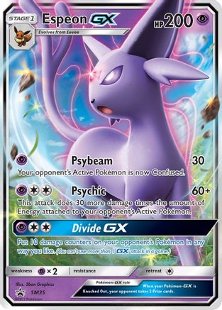 Espeon GX - SM35 (SM35/248) Holofoil [SM: Black Star Promos] Pokemon Single Pokémon