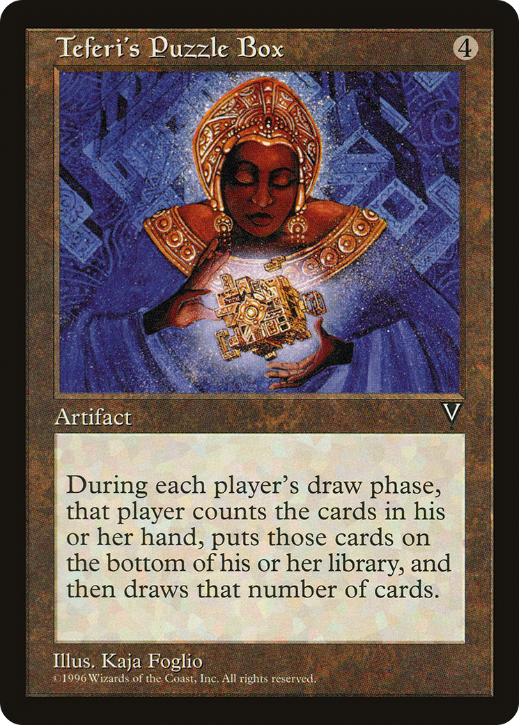 Teferi's Puzzle Box (VIS-156) [Visions] MTG Single Wizards of the Coast
