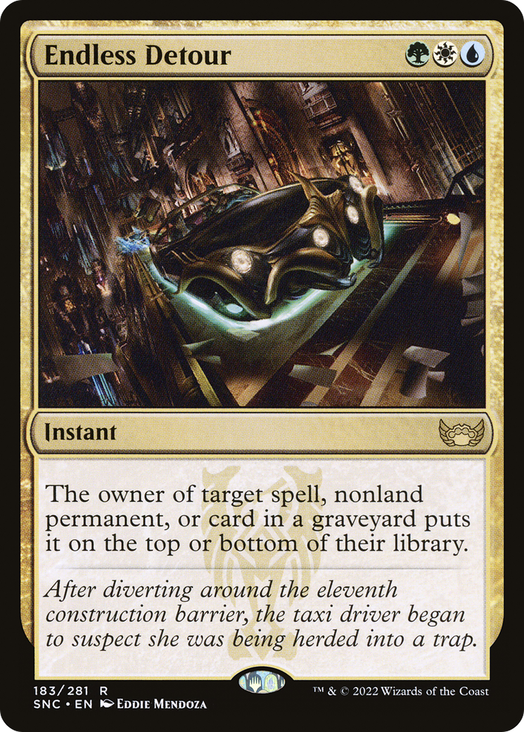 Endless Detour (SNC-183) [Streets of New Capenna] Foil MTG Single Wizards of the Coast