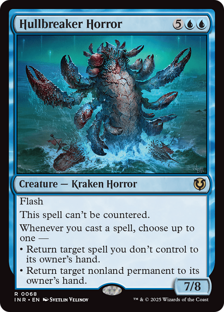 Hullbreaker Horror (INR-068) [Innistrad Remastered] Foil MTG Single Wizards of the Coast
