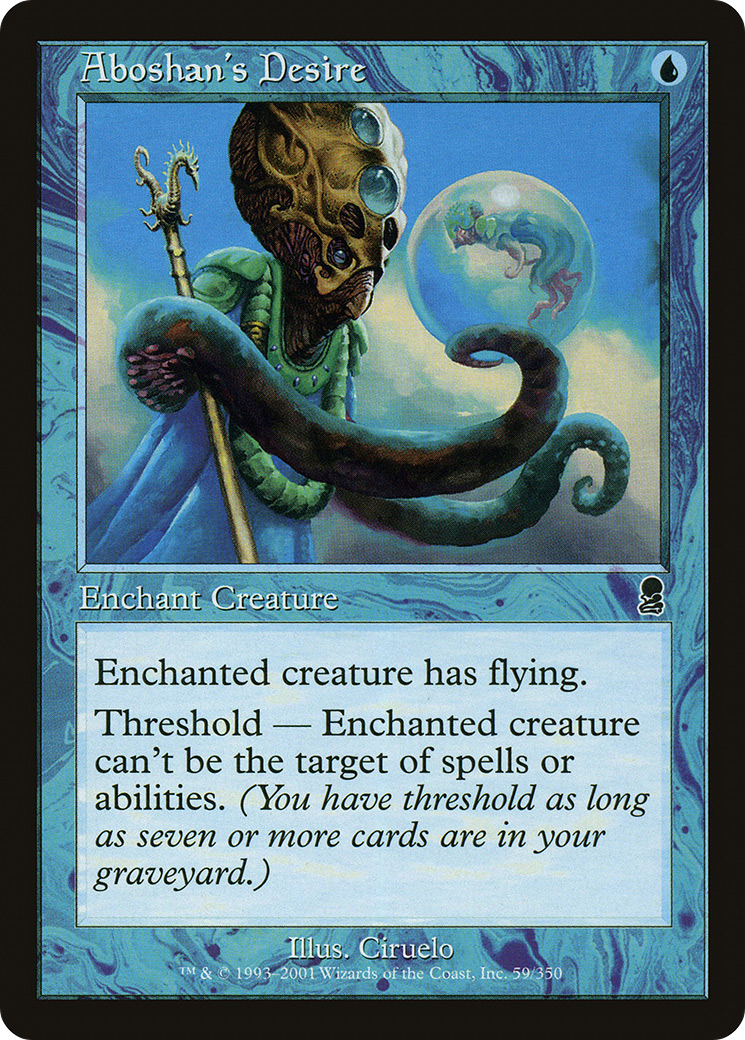 Aboshan's Desire (ODY-059) [Odyssey] MTG Single Wizards of the Coast