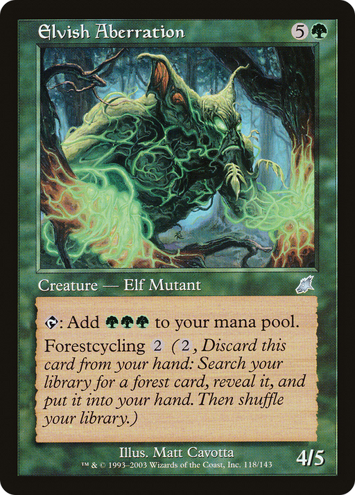Elvish Aberration (SCG-118) [Scourge] MTG Single Wizards of the Coast