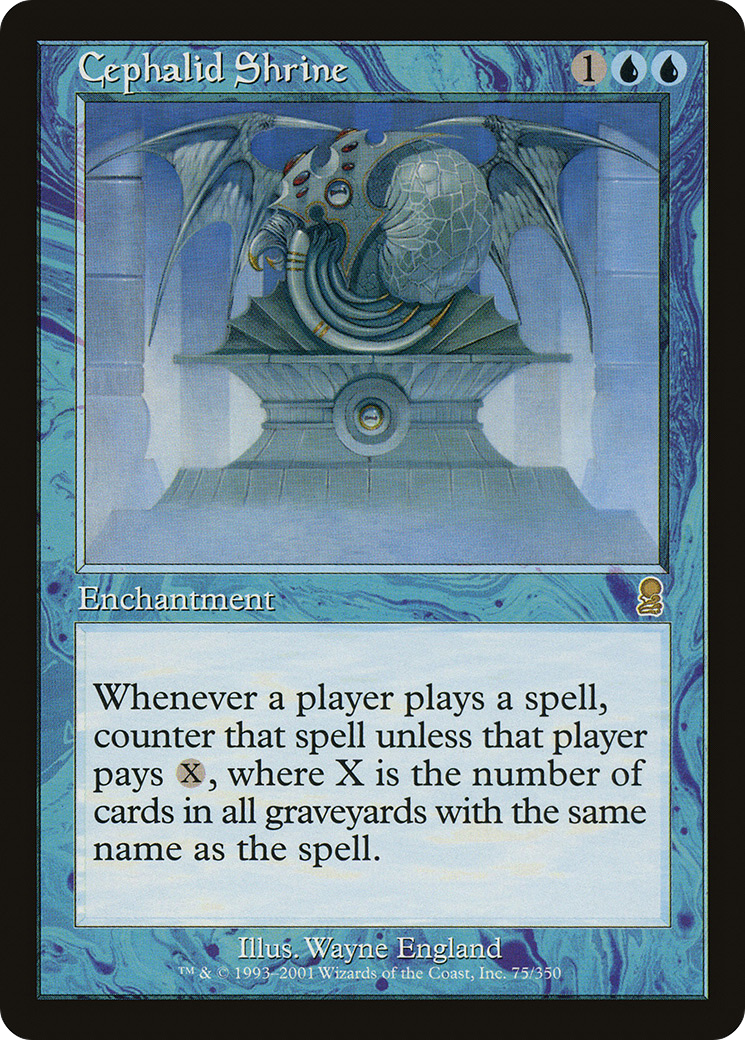 Cephalid Shrine (ODY-075) [Odyssey] Foil MTG Single Wizards of the Coast