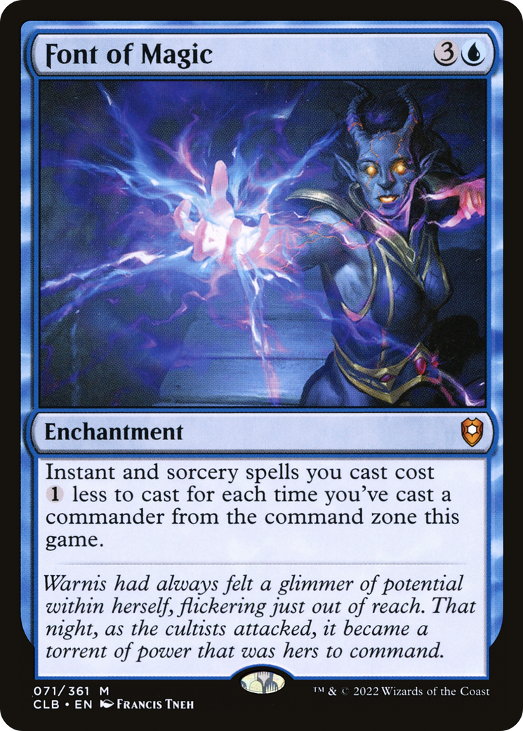 Font of Magic (CLB-071) [Commander Legends: Battle for Baldur's Gate] MTG Single Wizards of the Coast