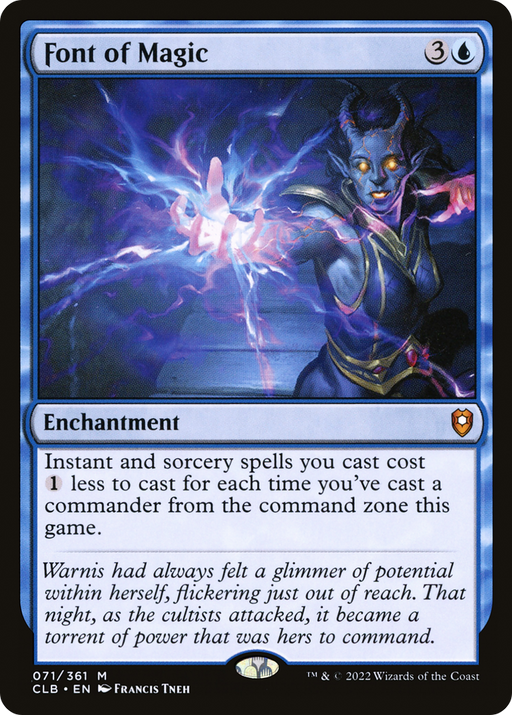 Font of Magic (CLB-071) [Commander Legends: Battle for Baldur's Gate] MTG Single Wizards of the Coast