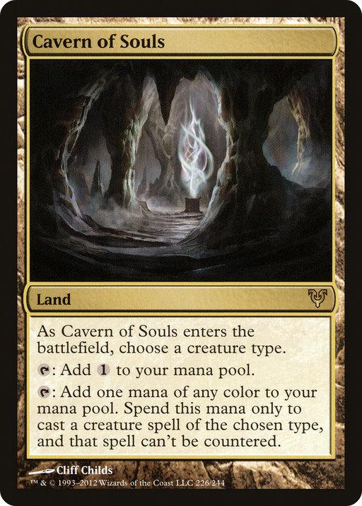 Cavern of Souls (AVR-226) [Avacyn Restored] Foil MTG Single Wizards of the Coast