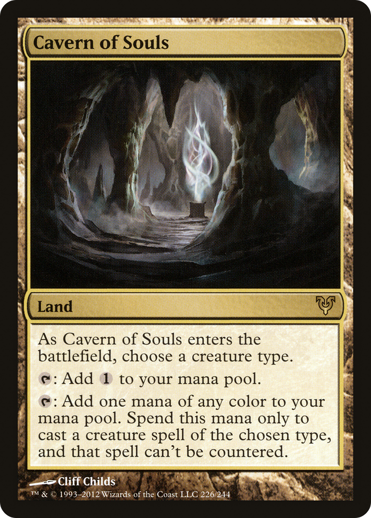 Cavern of Souls (AVR-226) [Avacyn Restored] MTG Single Wizards of the Coast