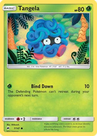 Tangela (7/147) [SM: Burning Shadows] Pokemon Single Pokémon