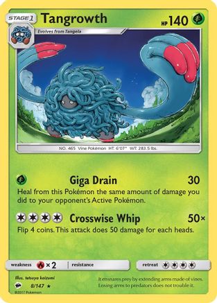 Tangrowth (/147) [SM: Burning Shadows] Pokemon Single Pokémon