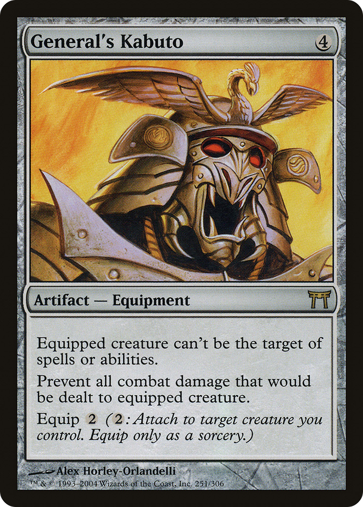 General's Kabuto (CHK-251) [Champions of Kamigawa] MTG Single Wizards of the Coast
