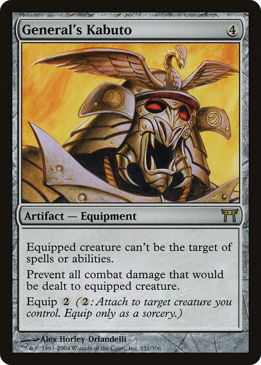 General's Kabuto (CHK-251) [Champions of Kamigawa] MTG Single Wizards of the Coast