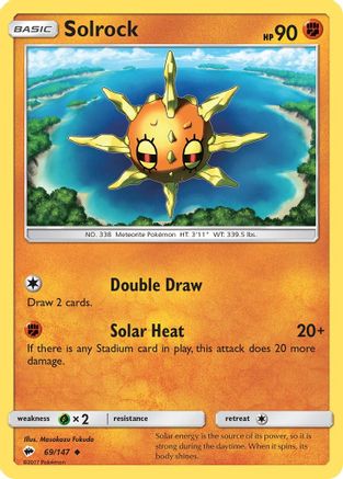 Solrock (69/147) [SM: Burning Shadows] Pokemon Single Pokémon