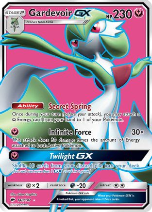 Gardevoir GX (Full Art) 140/147 Holofoil [SM: Burning Shadows] Pokemon Single Pokémon