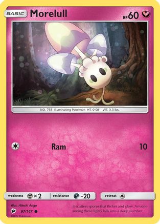 Morelull (97/147) Reverse Holofoil [SM: Burning Shadows] Pokemon Single Pokémon