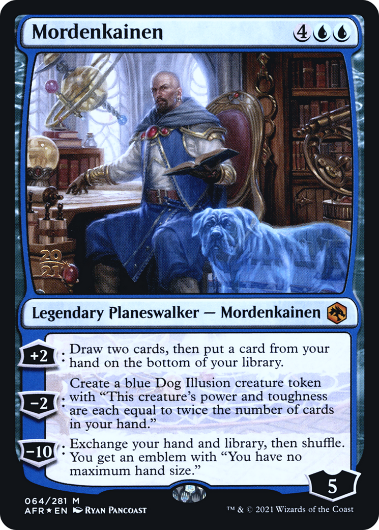 Mordenkainen (PRE-064) [Adventures in the Forgotten Realms Promos] Foil MTG Single Wizards of the Coast