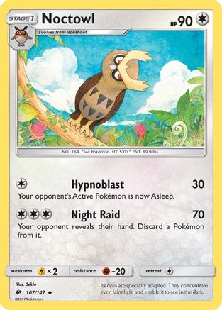 Noctowl (107/147) [SM: Burning Shadows] Pokemon Single Pokémon