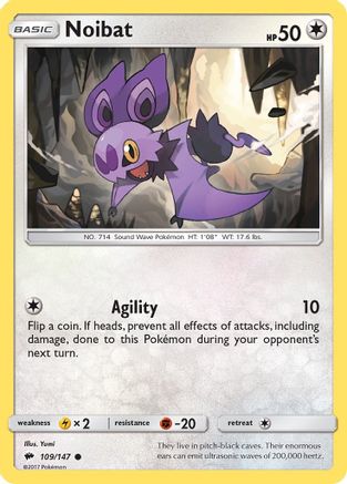 Noibat (109/147) [SM: Burning Shadows] Pokemon Single Pokémon