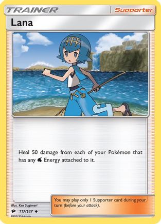 Lana (117/147) Reverse Holofoil [SM: Burning Shadows] Pokemon Single Pokémon