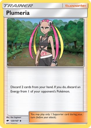 Plumeria (120/147) [SM Burning Shadows] Pokemon Single Pokémon