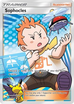 Sophocles (Full Art) 146/147 Holofoil [SM: Burning Shadows] Pokemon Single Pokémon