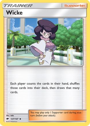 Wicke (127/147) Reverse Holofoil [SM: Burning Shadows] Pokemon Single Pokémon