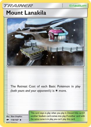 Mount Lanakila (118/147) [SM Burning Shadows] Pokemon Single Pokémon