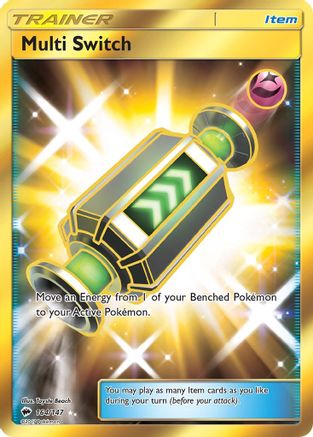 Multi Switch (Secret) 164/147 Holofoil [SM: Burning Shadows] Pokemon Single Pokémon
