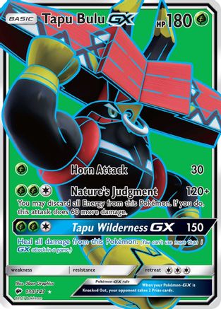 Tapu Bulu GX (Full Art) 130/147 Holofoil [SM: Burning Shadows] Pokemon Single Pokémon