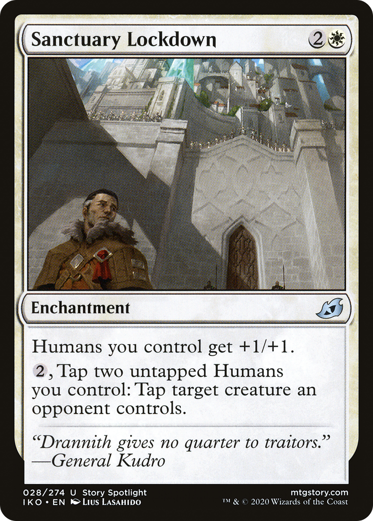 Sanctuary Lockdown (IKO-028) [Ikoria: Lair of Behemoths] Foil MTG Single Wizards of the Coast