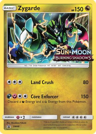 Zygarde - SM48 (Prerelease) (/248) Holofoil [SM: Black Star Promos] Pokemon Single Pokémon