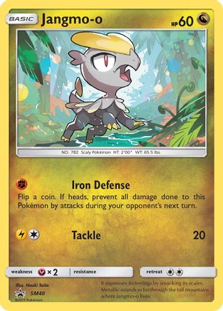 Jangmo-o SM40/248 Holofoil [SM: Black Star Promos] Pokemon Single Pokémon