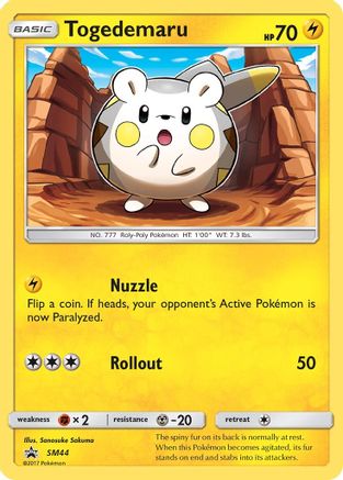 Togedemaru - SM44 (/248) Holofoil [SM: Black Star Promos] Pokemon Single Pokémon