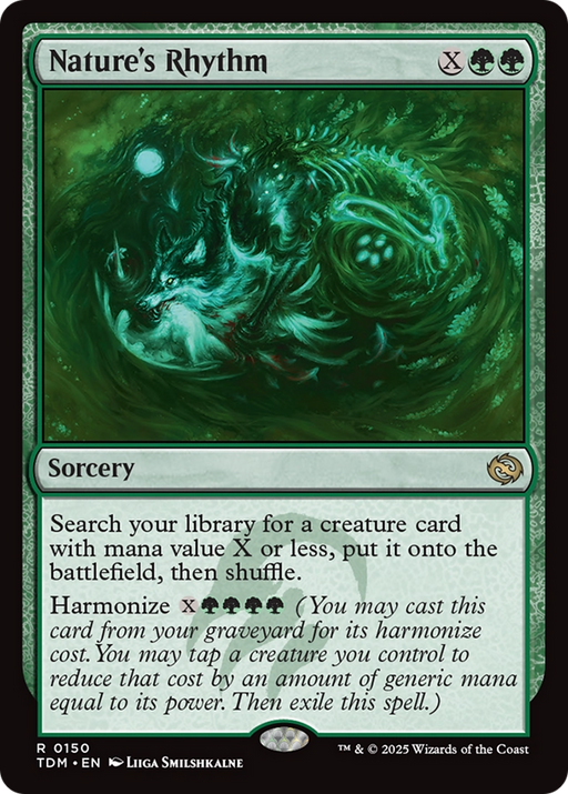 Nature's Rhythm (TDM-150) [Tarkir: Dragonstorm] MTG Single Wizards of the Coast