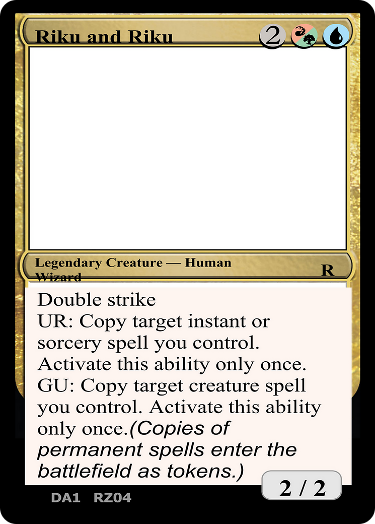 Riku and Riku (UNK-RZ04F) [Misc] Unknown Event MTG Single Wizards of the Coast
