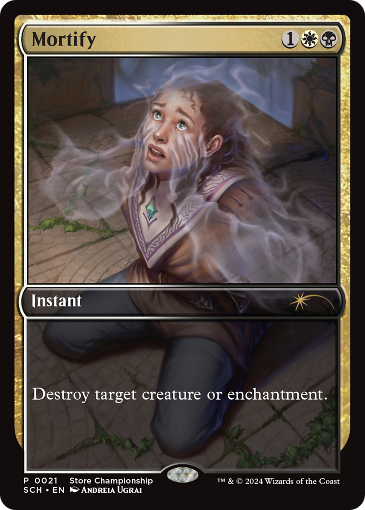 Mortify (GAME-021) [Misc] Store Championships MTG Single Wizards of the Coast