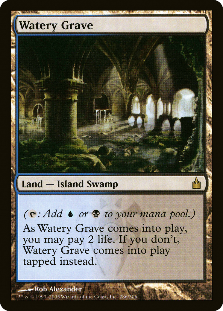 Watery Grave (RAV-286) [Ravnica: City of Guilds] MTG Single Wizards of the Coast